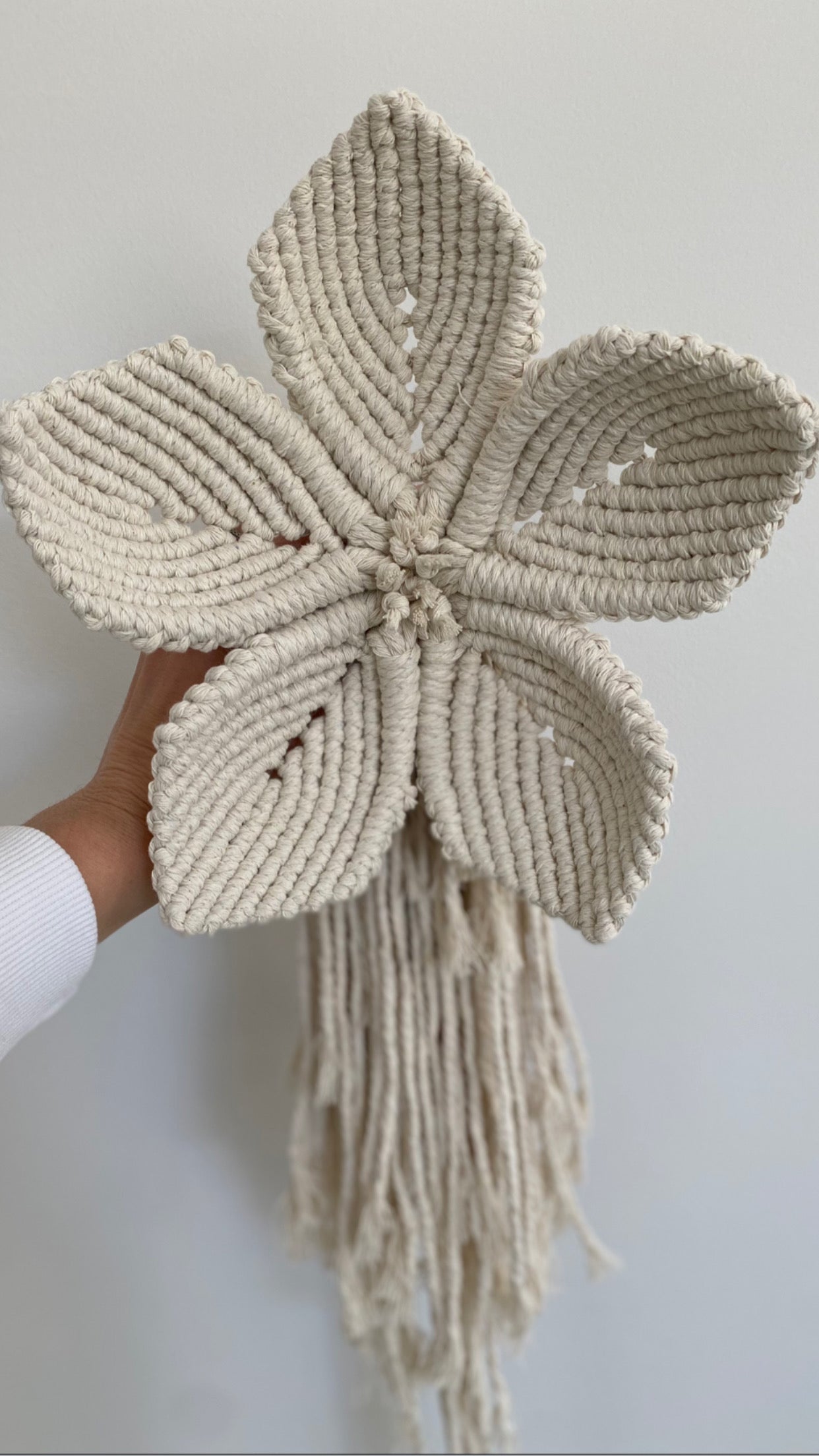 Macrame Flower Wall Hanging